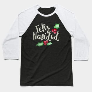 Feliz Navidad Baseball T-Shirt